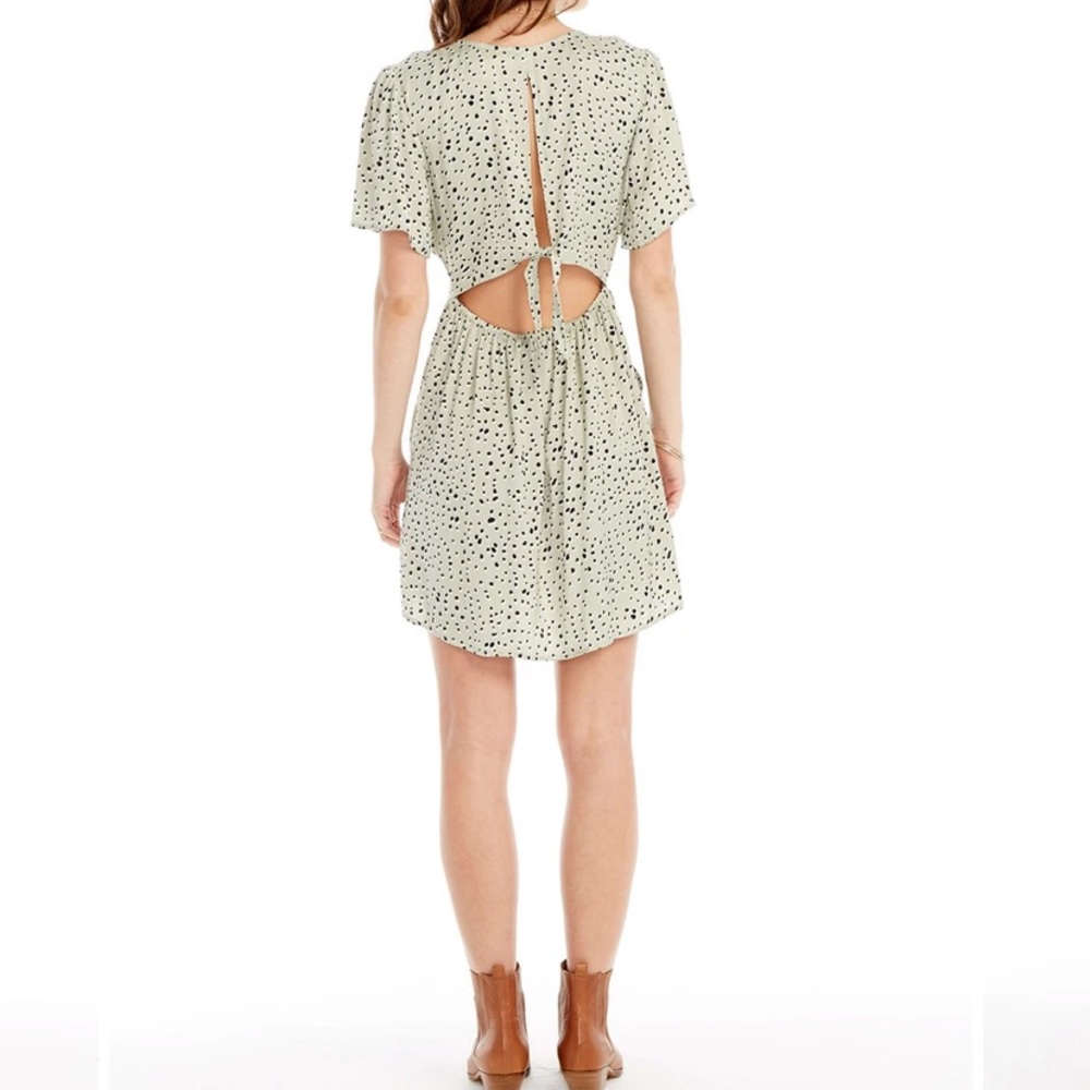 SALTWATER LUXE HERMOSA MINI DRESS - CHEETAH SPOTS
